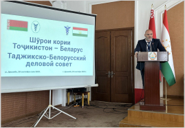 Заседание Таджикско-Белорусского делового совета
