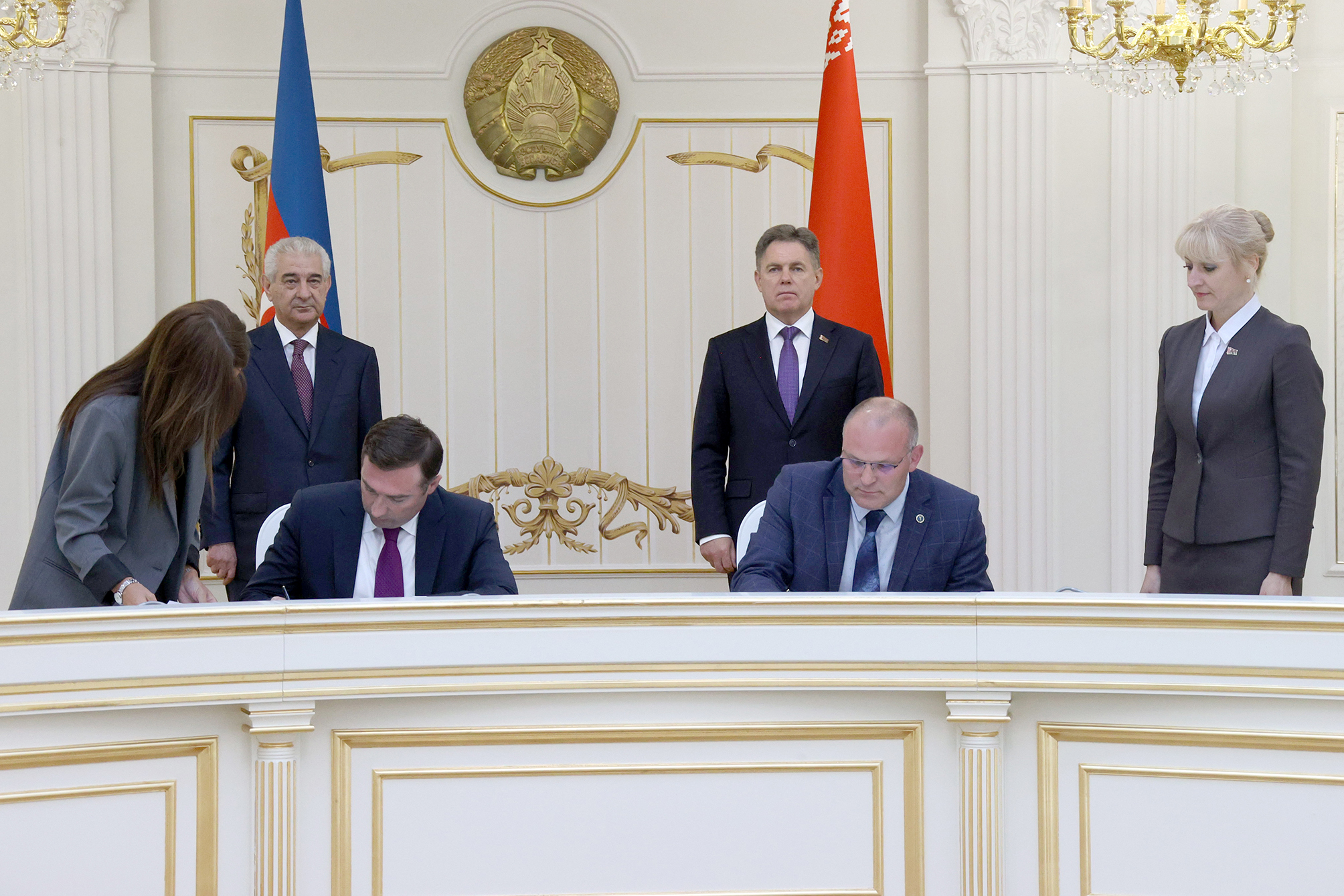 Подписание меморандума о взаимопонимании между БелТПП и Агентством развития малого и среднего бизнеса Азербайджана