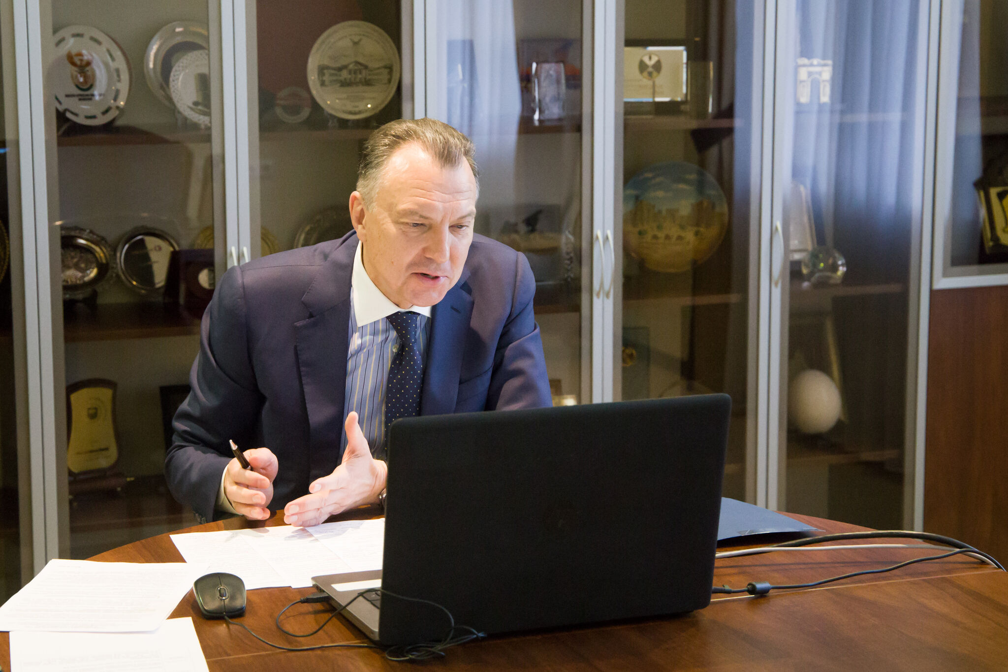 Удзел старшыні БелГПП У.Улаховіча ў пасяджэнні Савета кіраўнікоў гандлёва-прамысловых палат, арганізаванага ГПП РФ