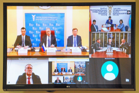 Участие председателя БелТПП М.Мятликова в 16-м заседании Консультативного совета палат ЕАЭС