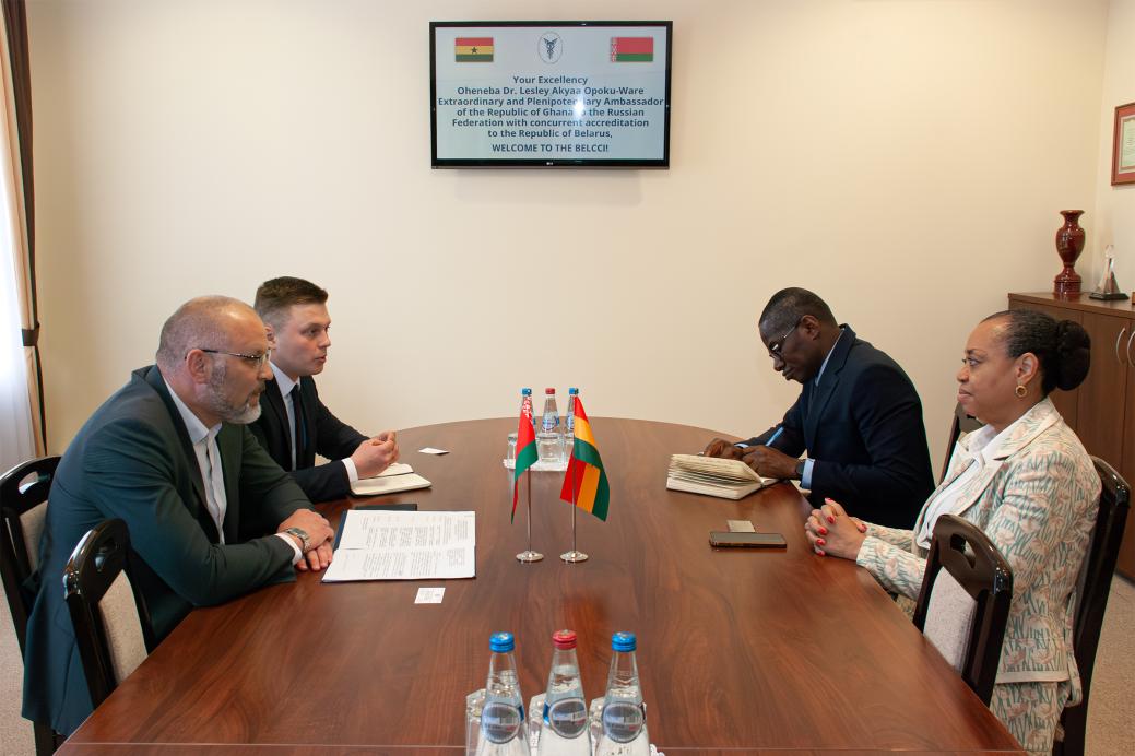Deputy Chairman Denis Meleshkin meets Ambassador Extraordinary and Plenipotentiary of Ghana Lesley Opoku-Ware Deputy Chairman Denis Meleshkin meets Ambassador Extraordinary and Plenipotentiary of Ghana Lesley Opoku-Ware