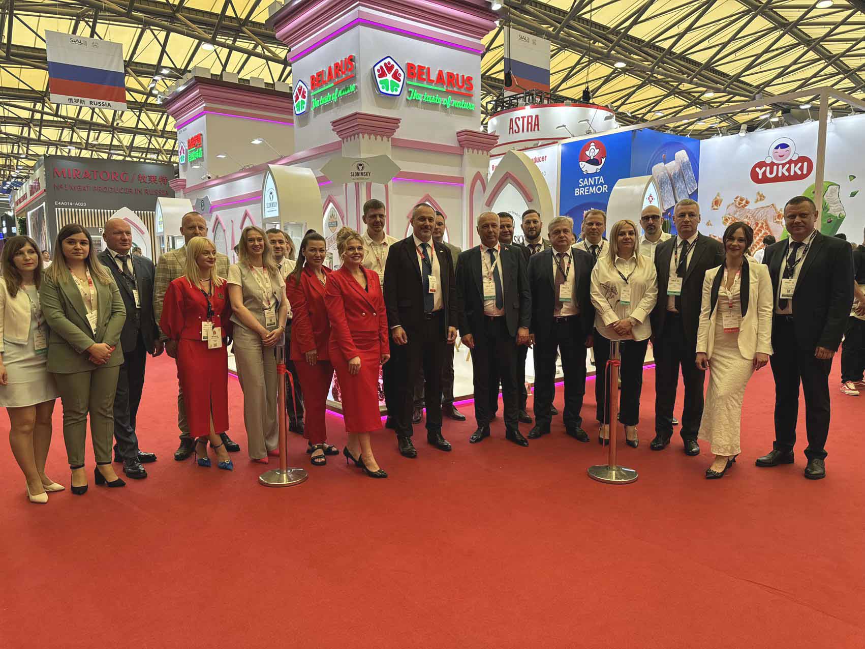 Экспазіцыі Belarus. The Taste of Nature на выставе SIAL Shanghai 2024