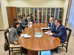 Сустрэча з Надзвычайным і Паўнамоцным Паслом Рэспублікі Філіпіны ў Рэспубліцы Беларусь Ігарам Гарлітам Байленам