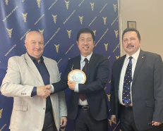 Reception of the General Director of Zhongwei Trading Co. Mr. Ma Lei